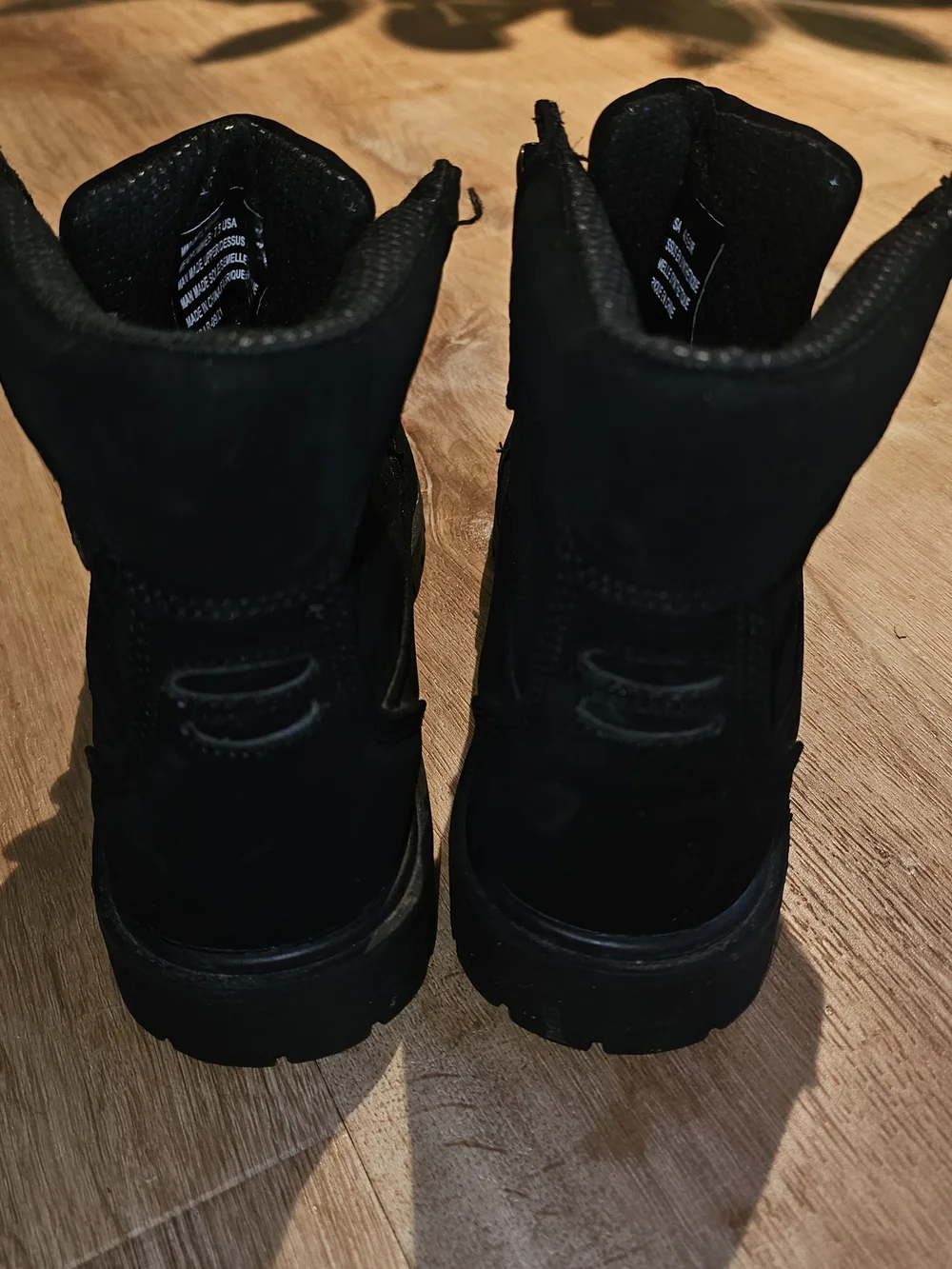 Lugz 6 Inch Round Toe Lace Up  Mens Black Casual Boots MMANTLHD-001 Size 7.5 - Picture 4 of 7